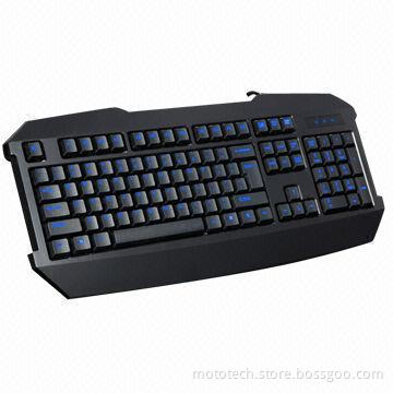 Backlight Wired Professional Keyboard with LED and 105 Keys, Spill-resistant, Suitable for Gaming